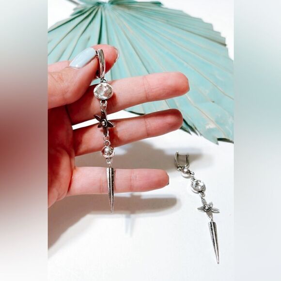 Boho statement earrings S114 - Picture 2 of 4